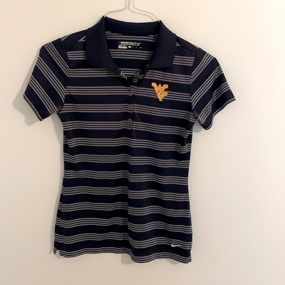 Nike Dri-fit Polo West Virginia logo Small